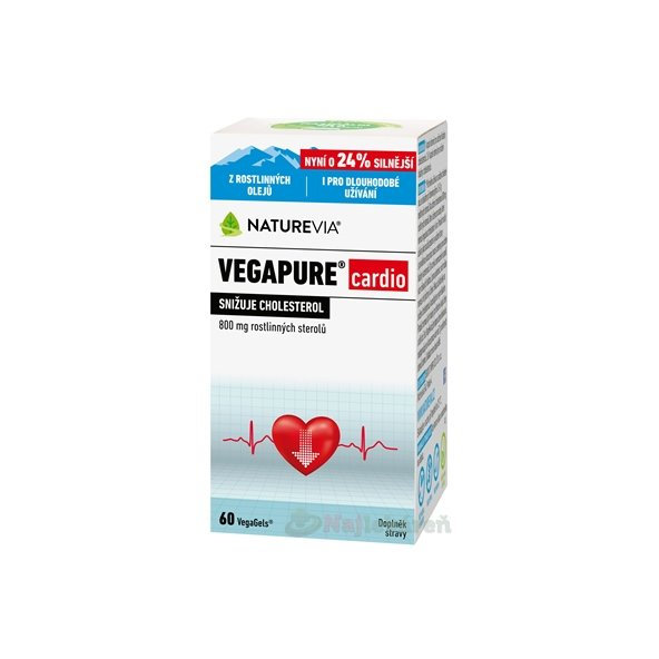 SWISS NATUREVIA VEGAPURE cardio 800 mg cps 1x60 ks