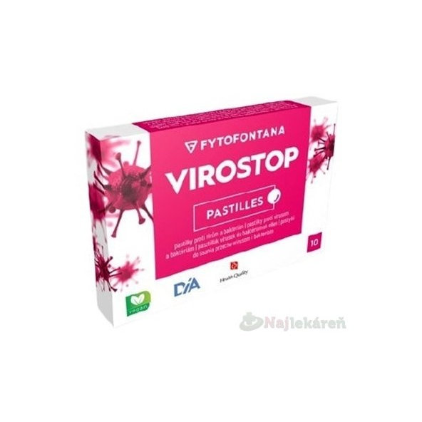 fytofontana VIROSTOP pastilky na cmúľanie 1x10 ks