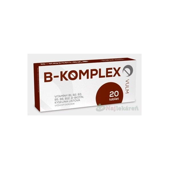 VULM B-KOMPLEX 20tbl