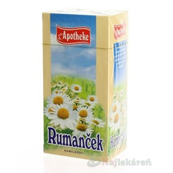 APOTHEKE ČAJ RUMANČEK KAMILKOVÝ, 20x1,5g