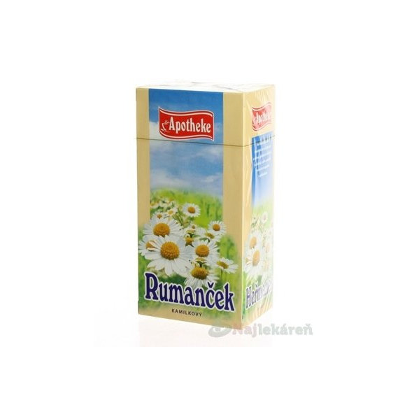 APOTHEKE ČAJ RUMANČEK KAMILKOVÝ, 20x1,5g