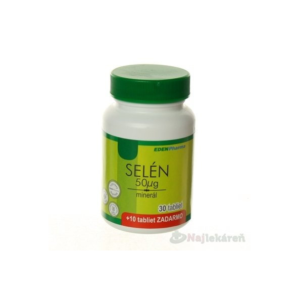 EDENPharma SELÉN 50 μg 40tbl