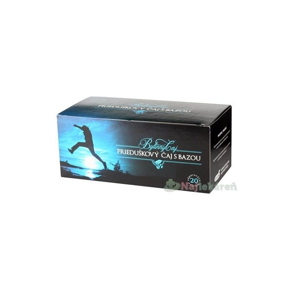 JUVAMED PRIEDUŠKOVÝ ČAJ S BAZOU, 20x1,5g