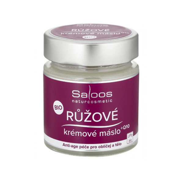 Krémové maslo Ružové BIO SALOOS Naturcosmetics 110 ml
