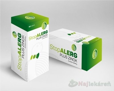 E-shop StopALERG PLUS ZINOK na alergiu 60tbl