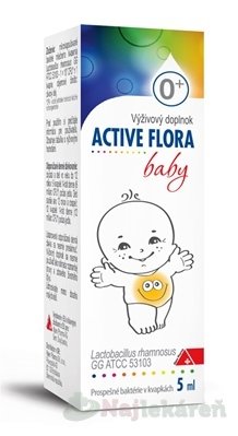 E-shop ACTIVE FLORA baby perorálne kvapky (inov.2022) 1x5 ml