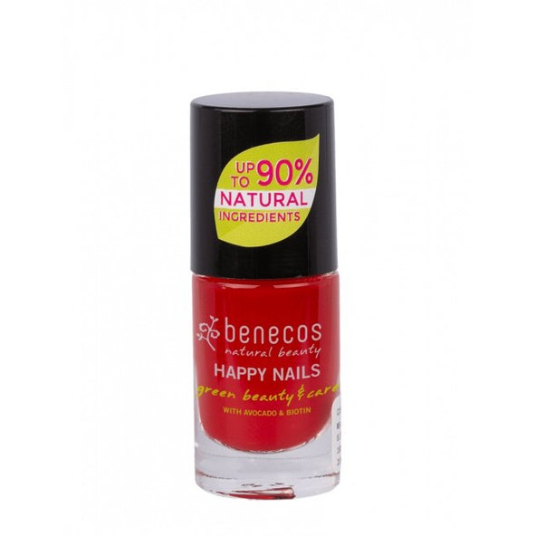 Lak na nechty Vintage Red 8 Free Benecos 5 ml