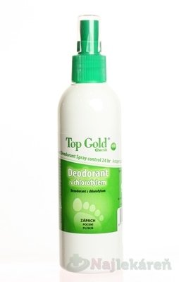E-shop TOP GOLD Deodorant s chlorofylom+Tea Tree Oil