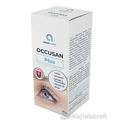 ADAMPharm OCCUSAN Plus, výživa pre oči, cps 1x60 ks