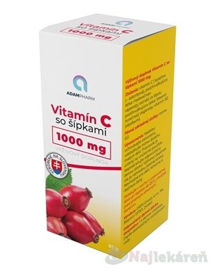 E-shop ADAMPharm Vitamín C 1000 mg so šípkami cps 1x60 ks