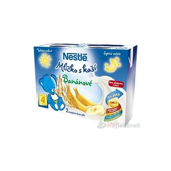 Nestlé Mliečko s kašou BANÁNOVÉ