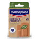 Hansaplast GREEN & PROTECT udržateľná náplasť, 2 veľkosti 1x20 ks