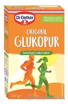 E-shop GLUKOPUR ORIGINÁL (hroznový cukor) - Dr.Oetker prášok, prírodné sladidlo 250g