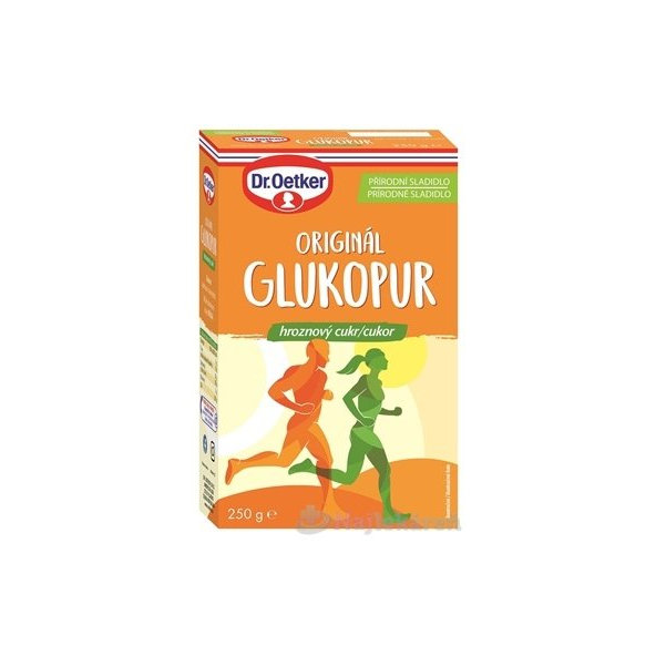 GLUKOPUR ORIGINÁL (hroznový cukor) - Dr.Oetker prášok, prírodné sladidlo 250g