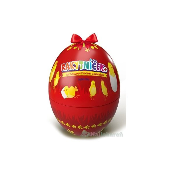 TEREZIA RAKYTNÍČEK+ želatínky veľkonočné vajce - červené (limitovaná edícia 2022) 1x50 ks