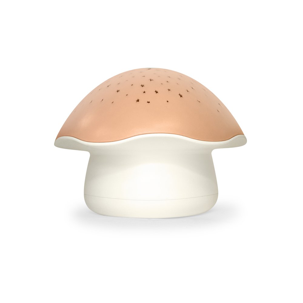 E-shop PABOBO Projektor nočnej oblohy s bielym šumom a senzorom plaču Star Mushroom Pink