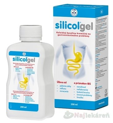 E-shop Silicolgel koloidná kys. kremičitá na gastrointestinálne problémy 1x200 ml