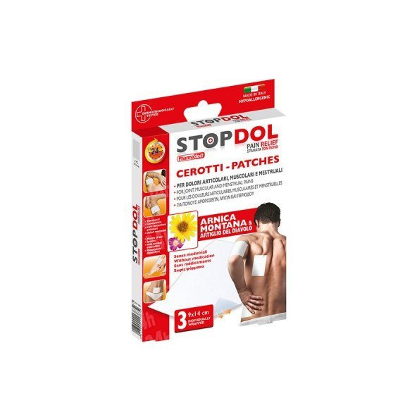 STOPDOL náplasti proti bolesti 9x14cm 3 ks