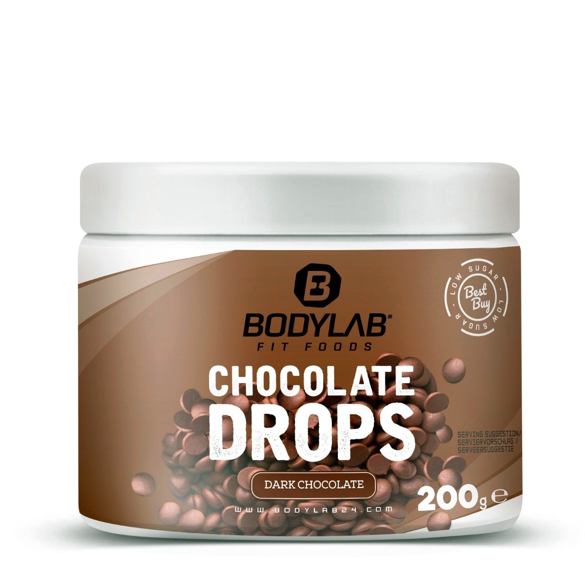 E-shop Dark Chocolate Drops - Bodylab24, 200g