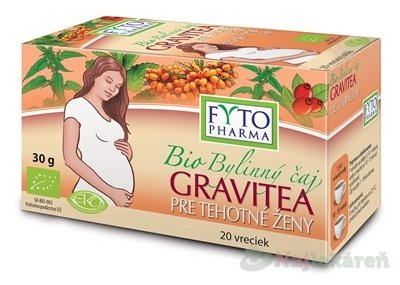 E-shop FYTO Bio Bylinný čaj GRAVITEA PRE TEHOTNÉ ŽENY nálevové vrecká 20x1,5 g