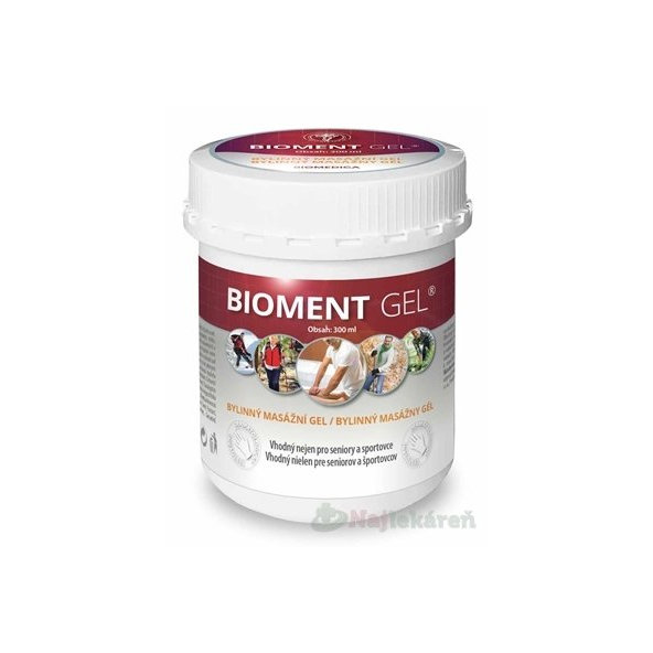 BIOMEDICA Bioment masážny gel 1x300 ml
