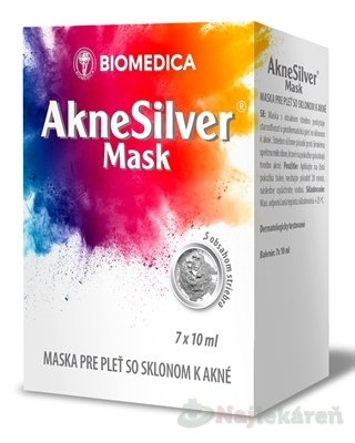 E-shop BIOMEDICA AkneSilver Mask maska pre pleť so sklonom k akné 7x10 ml