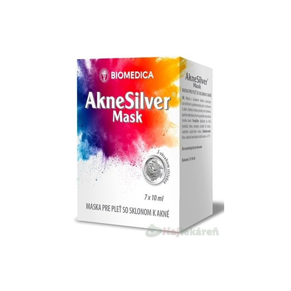 BIOMEDICA AkneSilver Mask maska pre pleť so sklonom k akné 7x10 ml