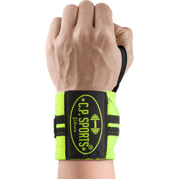 Bandáž na zápästia neónová - C.P. Sports