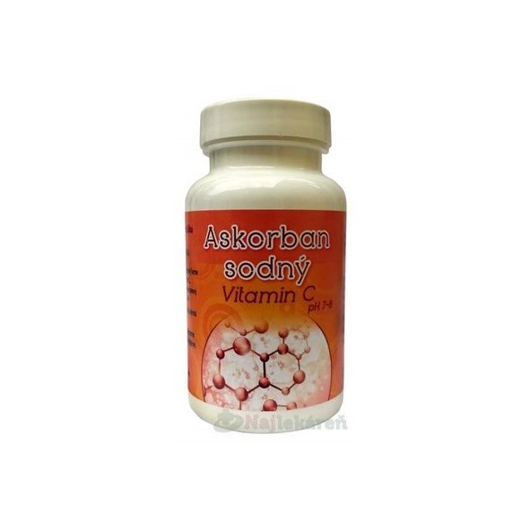 Askorban sodný Vitamín C pH 7-8 prášok 115 g