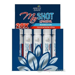 Adelle Davis MgSHOT Liposomal ampuly horčíka 25ml x 20ks