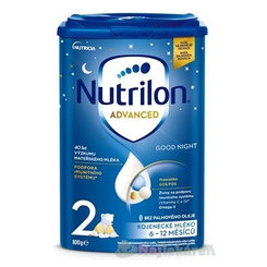 Nutrilon Advanced 2 Good Night (6-12 m), následná mliečna dojčenská výživa v prášku, 800g