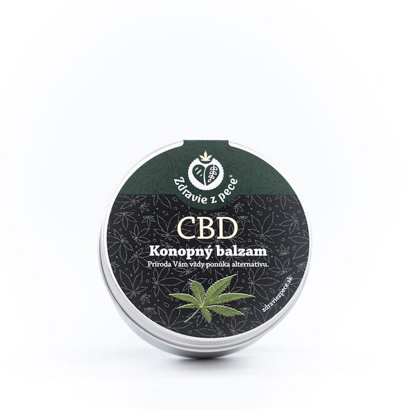 Zdravie z pece CBD Konopný balzam, ručne vyrábaný, 1x80 ml