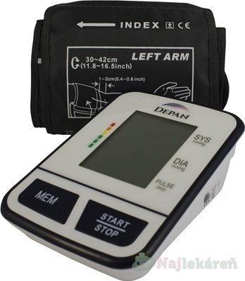 E-shop DEPAN Digitálny tlakomer model BSP-11 automatický na rameno 1 ks