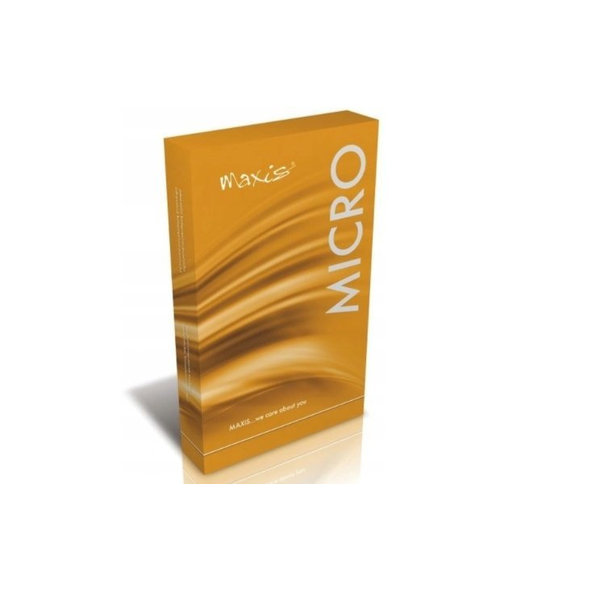 MAXIS MICRO STEHENNÉ PANČUCHY NEKĹZAVÉ, veľkosť 5, svetlé, normálne, bez špice, s lemom