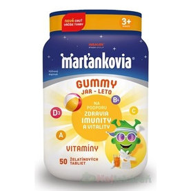 WALMARK Marťankovia GUMMY JAR - LETO, želatínové tablety, 1x50 ks