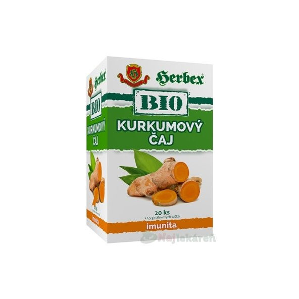 HERBEX BIO KURKUMOVÝ ČAJ