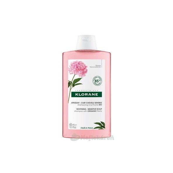 KLORANE šampón s BIO pivóniou 400ml