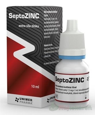 E-shop SeptoZINC výplachový roztok 1x10 ml