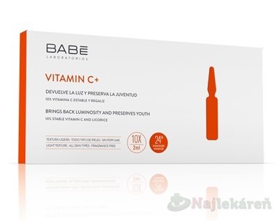 E-shop BABÉ Vitamín C+ roztok v ampulkách 10x2ml