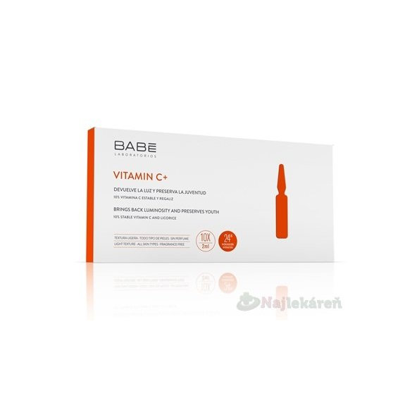 BABÉ Vitamín C+ roztok v ampulkách 10x2ml