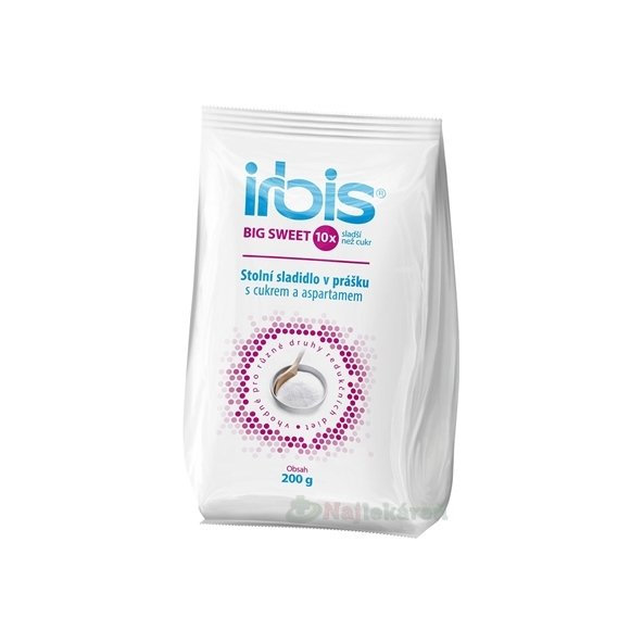 Irbis BIG SWEET stolové sladidlo v prášku 200g