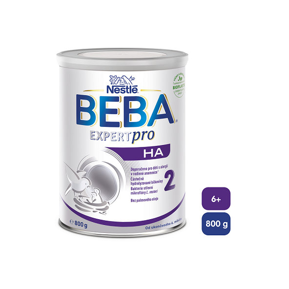 BEBA EXPERT pro HA 2 (od 6 m), následná mliečna výživa, 1x800g