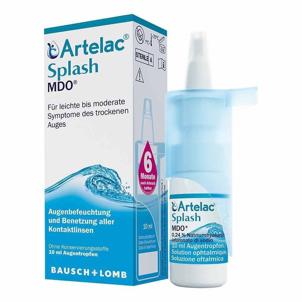 E-shop Artelac Splash MDO očné kvapky s kyselinou hyalurónovou 1x10 ml