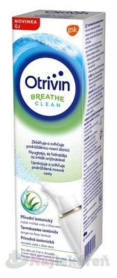 E-shop Otrivin BREATHE CLEAN Aloe vera nosový sprej s obsahom morskej vody 100 ml