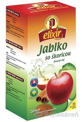 E-shop AGROKARPATY elixír JABLKO so škoricou, 20x1,5g