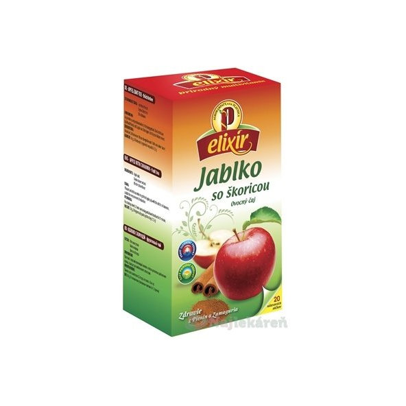 AGROKARPATY elixír JABLKO so škoricou, 20x1,5g