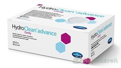 E-shop HydroClean advance Cavity vankúšik na rany kruh (priemer 5,5 cm) 1x10 ks