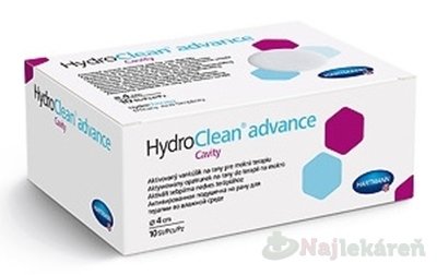 E-shop HydroClean advance Cavity vankúšik na rany kruh (priemer 4 cm) 1x10 ks