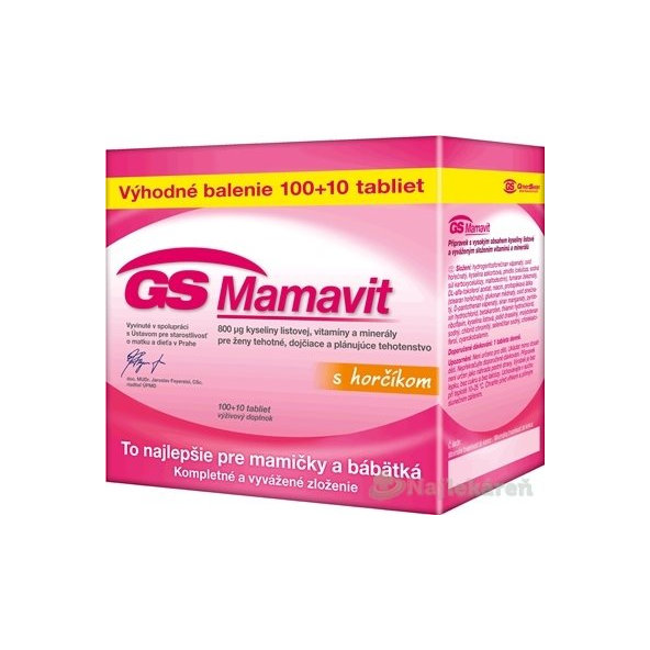 GS Mamavit s horčíkom 110ks