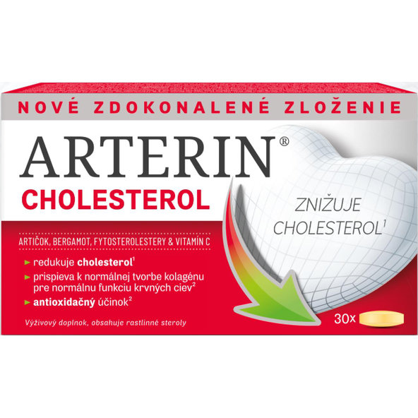 ARTERIN CHOLESTEROL na zníženie cholesterolu v krvi 30tbl